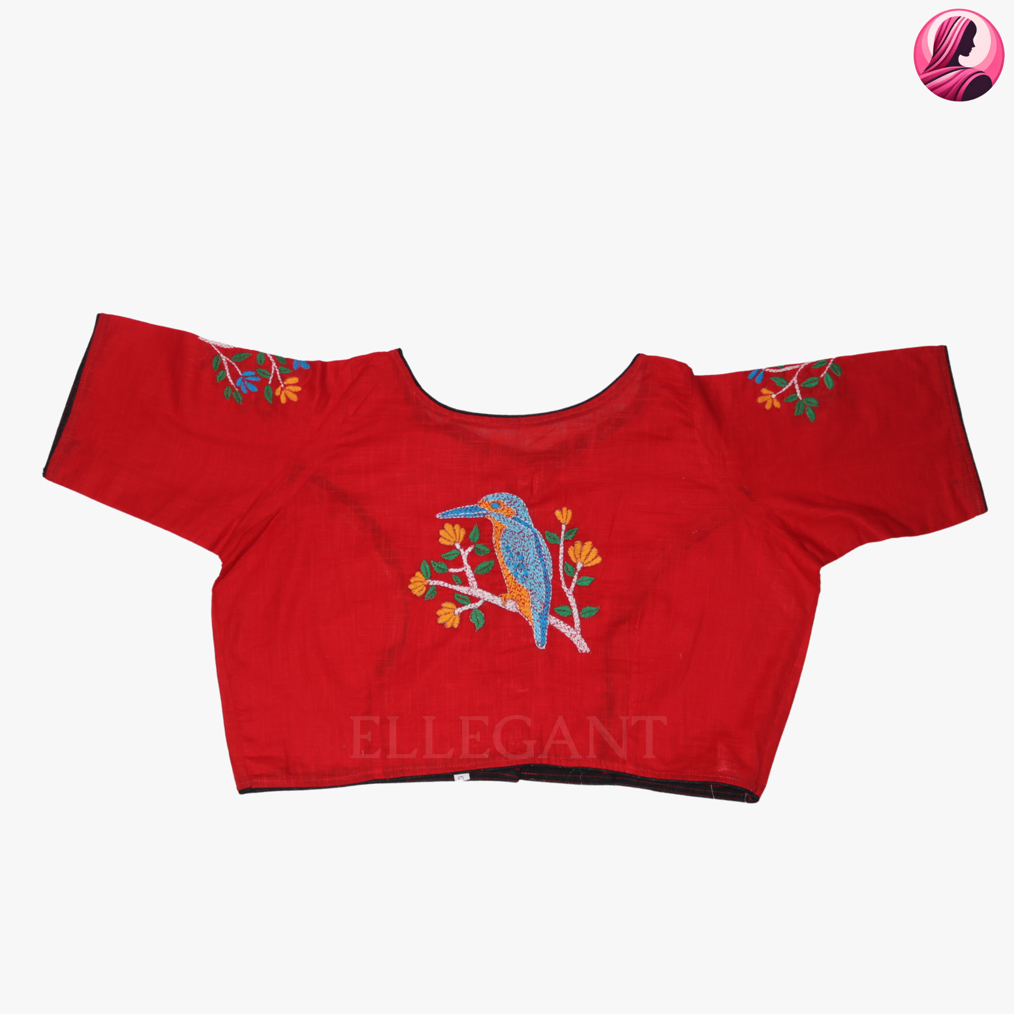 Red Bird of Paradise Blouse